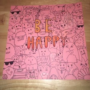 “Happy Thoughts” Doodle Art by Evi Iem